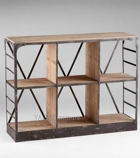  ö  å  å ̼  ִ  ̱   Ʈ Ÿ ǳ/Cheap American French industrial LOFT style retro to do the old wrought iron wood bookca